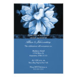 Invitation nuptiale de douche de fleur florale ble
