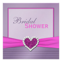 Invitation nuptiale de douche de lavande et de ros