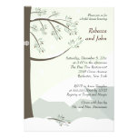 Invitation nuptiale de douche de l'hiver 5x7 de pi invitations