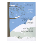 Invitation nuptiale de douche de l'hiver 5x7 de pi