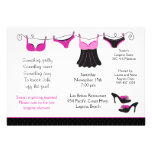 Invitation nuptiale de douche de lingerie