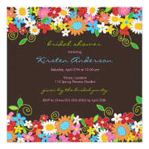 Invitation nuptiale de douche de marguerites de ja