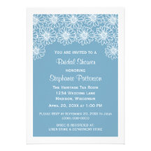 Invitation nuptiale de douche de marguerites lunat