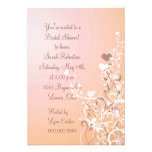 Invitation nuptiale de douche de remous floral de 