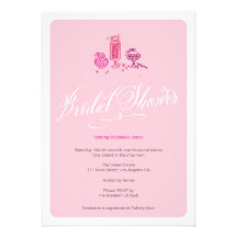 Invitation nuptiale de douche de rétro sucrerie ro
