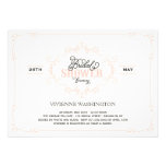Invitation nuptiale de douche de rose chic vintage invitations