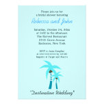 Invitation nuptiale de douche du palmier 5x7 de br invitations