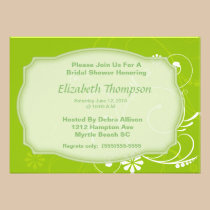 Invitation nuptiale de partie de douche invitations