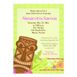 Invitation nuptiale hawaïen de douche de Luau Tiki invitations