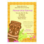 Invitation nuptiale hawaïen de douche de Luau Tiki invitations