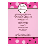 Invitation nuptiale rose de douche du point 5x7 de