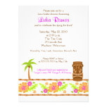 Invitation nuptiale tropical hawaïen de la douche 