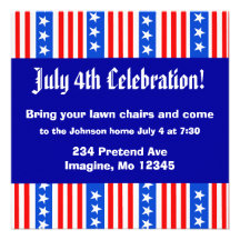 Invitation patriotique