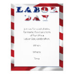 Invitation patriotique de partie de Fête du travai