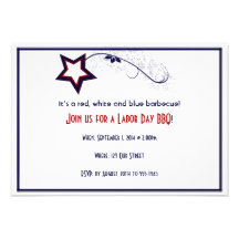 Invitation patriotique de partie de jour de Laber 