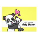 Invitation personnalisable de baby shower d'ours p