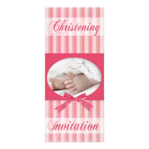 Invitation personnalisée de baptême pour le bébé