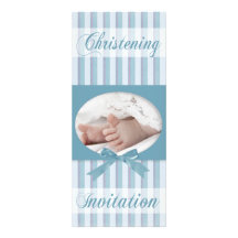 Invitation personnalisée de baptême pour le bébé