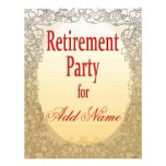 Invitation personnalisée de partie de retraite