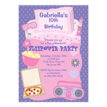Invitation pourpre d'anniversaire d'amusement de s
