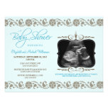 Invitation précieuse de baby shower de sonogramme 