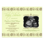Invitation précieuse de baby shower de sonogramme 