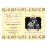 Invitation précieuse de baby shower de sonogramme 