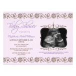 Invitation précieuse de baby shower de sonogramme 