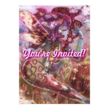 Invitation psychédélique de féerie de la terre