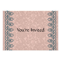 Invitation rose de douche de brocard