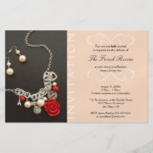 Invitation rose élégante de nouveau produit de lux prospectus
