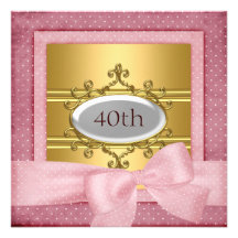 Invitation rose foncée de cadre de fête d'annivers