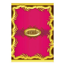Invitation rouge de fête d'anniversaire de vue d'o