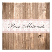 Invitation rustique chic minable de partie de Mitz