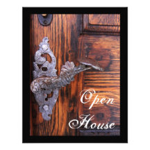 Invitation rustique de Chambre ouverte de porte