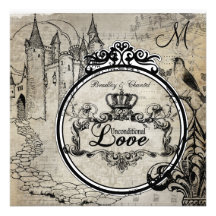 Invitation sans conditions blanc vintage de mariag