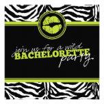 Invitation sauvage de partie de Bachelorette d'amu