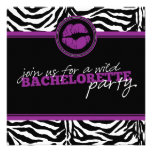 Invitation sauvage de partie de Bachelorette d'amu