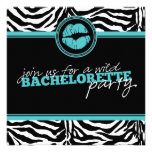 Invitation sauvage de partie de Bachelorette d'amu