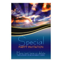 Invitation spéciale de partie de nouveaux Sunrays 