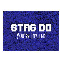 Invitation texturisé bleu de partie de mâle de cél