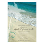Invitation tropical de partie de fiançailles de ma