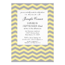 Invitation unisexe élégante de baby shower de Chev
