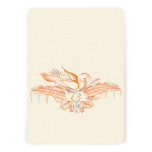 Invitation vintage de corail et gris de mariage d'