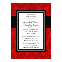 Invitation vintage élégant de mariage de partie de