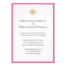 Invitations abordables de mariage