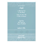 Invitations bleues élégantes de Mitzvah de barre