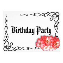 Invitations celtiques de fête d'anniversaire de vi