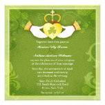 Invitations celtiques formels de mariage de coeur 