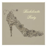 Invitations chics de ~ de chaussure